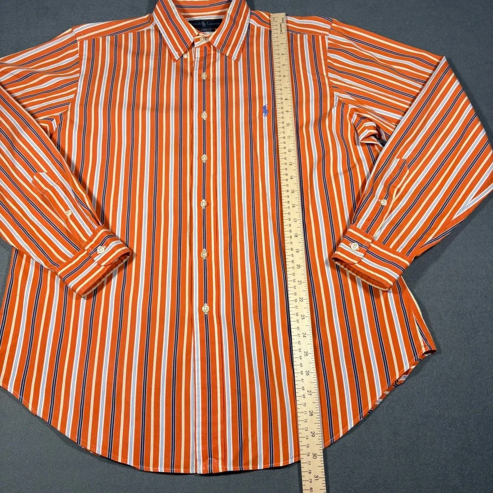 Ralph Lauren Polo Custom Fit Men's‎ Large Button Down